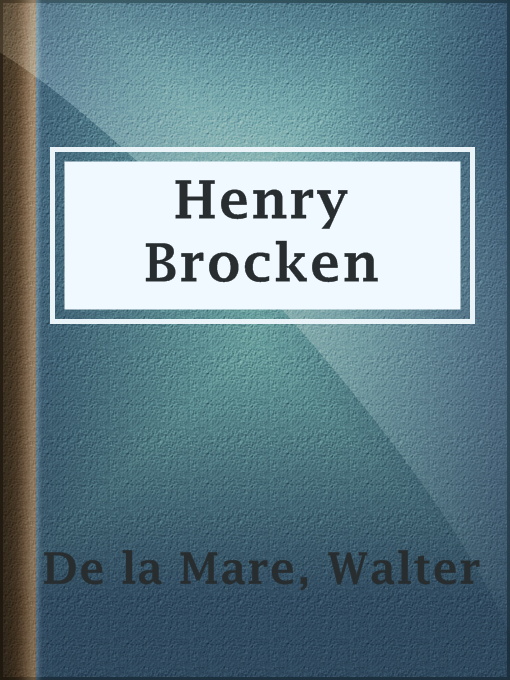 Cover image for Henry Brocken